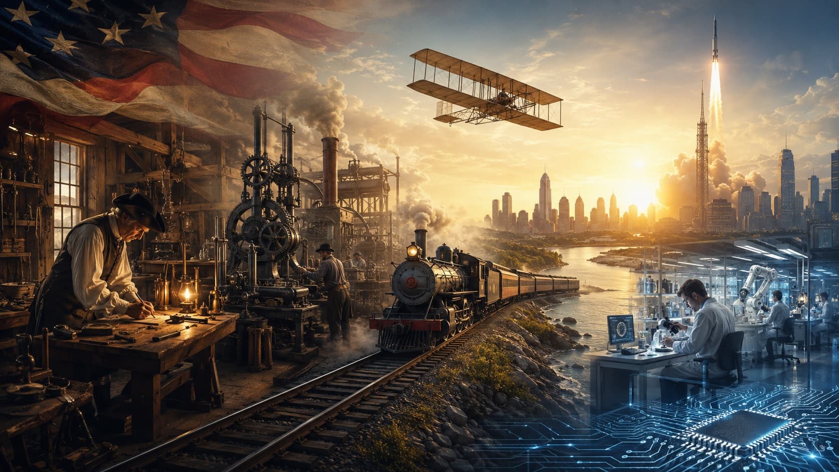 American Innovation: From Practical Invention to Technological Leadership