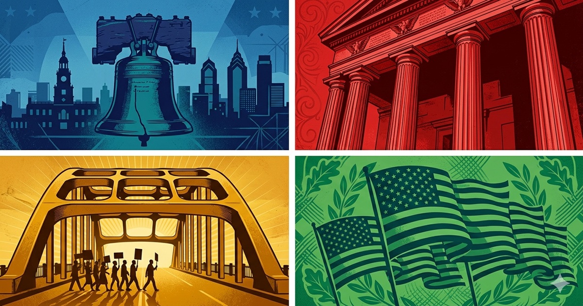 Topics — Themes Across 250 Years | America 250 Atlas | America 250 Atlas